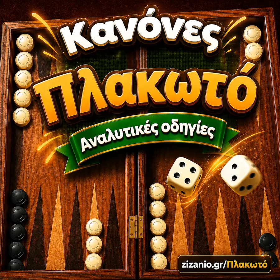 Ταμπλό τάβλι στημένο για Πλακωτό