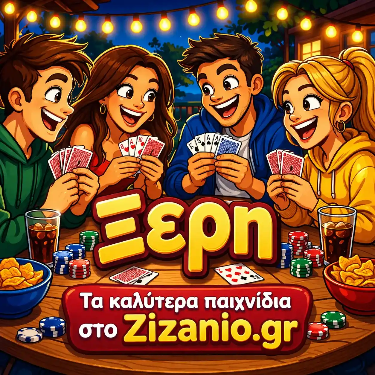 Παρέα παίζει Ξερή online - Τα καλύτερα παιχνίδια στο Zizanio.gr