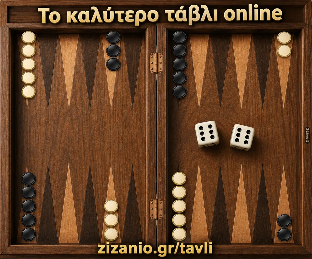 Το καλύτερο τάβλι online – παίξε Πόρτες, Πλακωτό και Φεύγα στο zizanio.gr/tavli